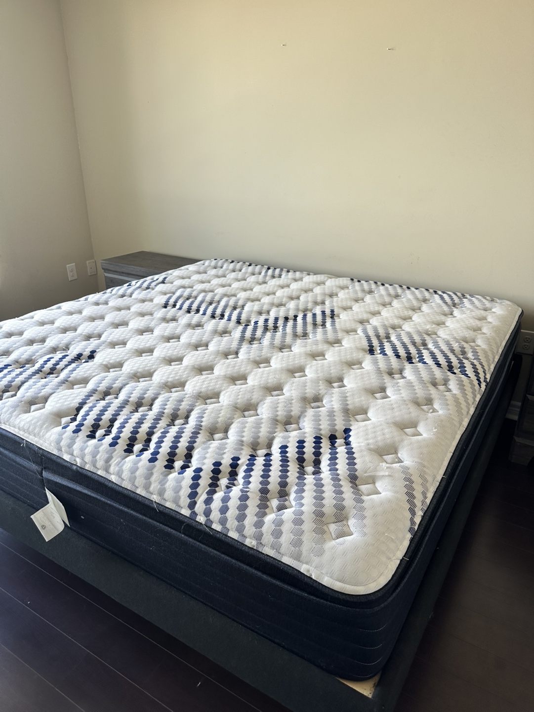 King Size Mattress and Platform Bed Frame