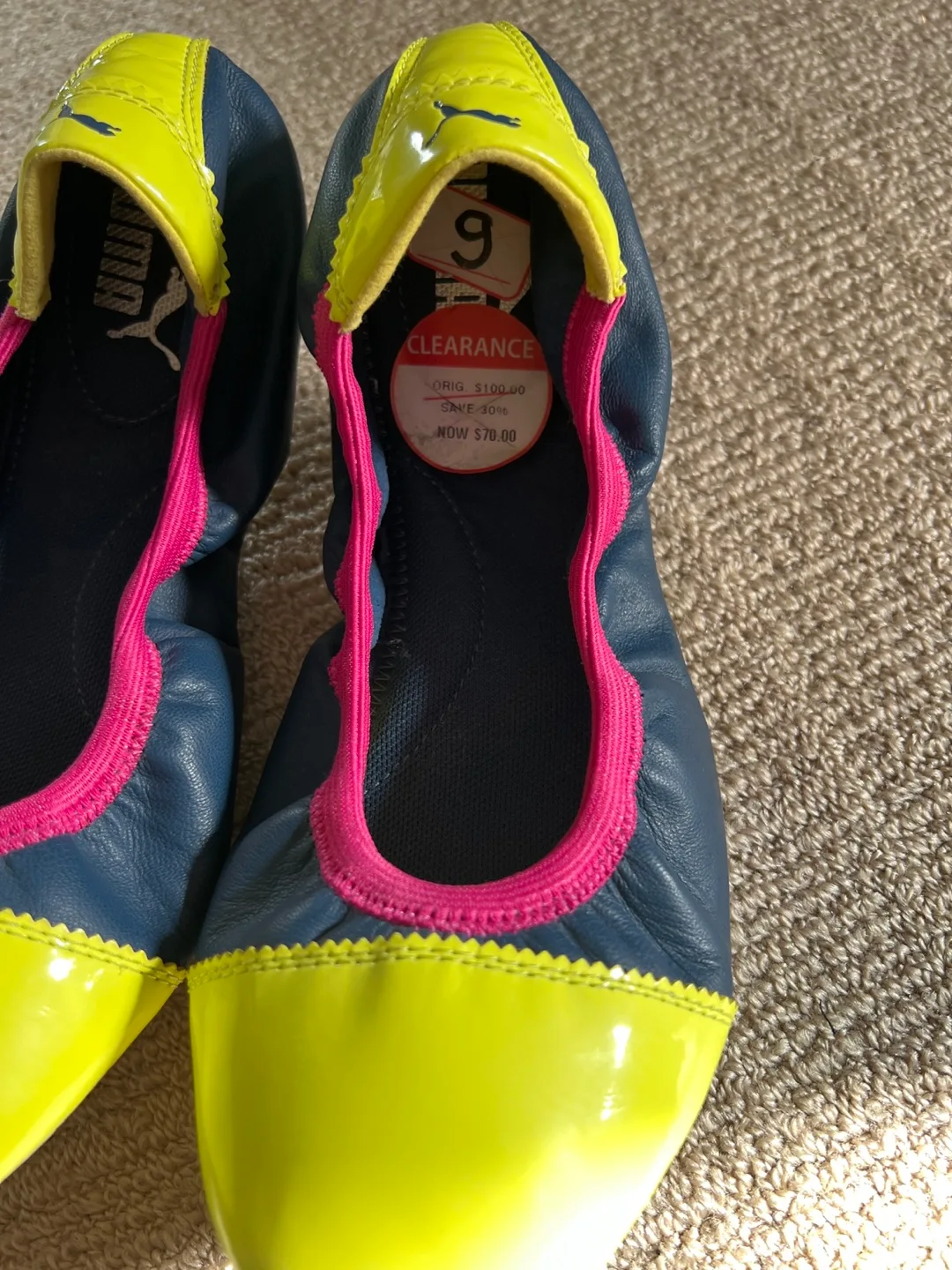 Puma Women's Slip-On Ballet Flats - Size 9 image indicator(8)