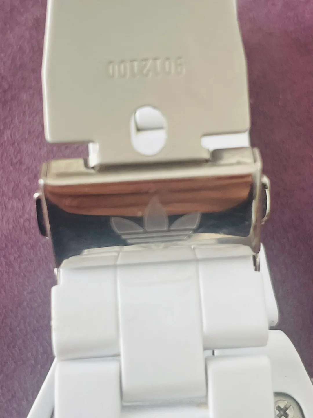 Adidas White Ceramic Watch with Extra Links image indicator(4)