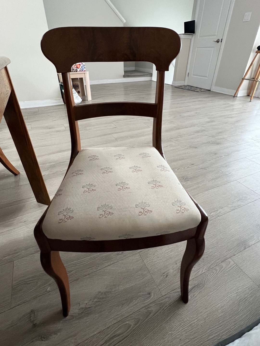 Four Wooden Dining Chairs and Table Set - photo 2