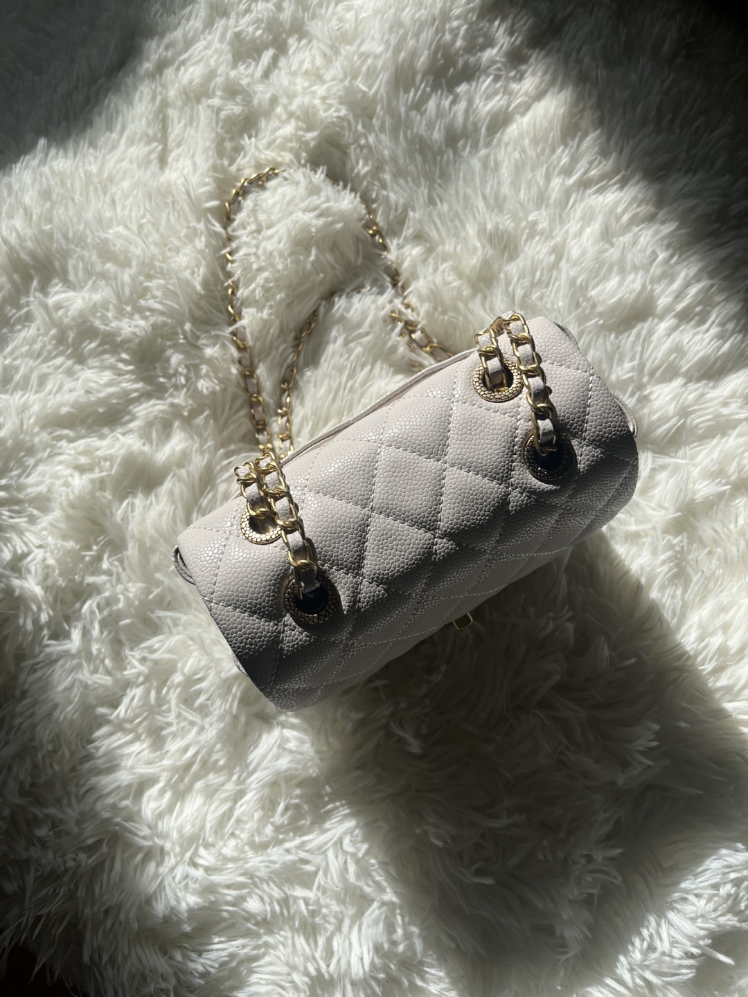 CC LogoMini Flap Bag - Off-White - photo 2
