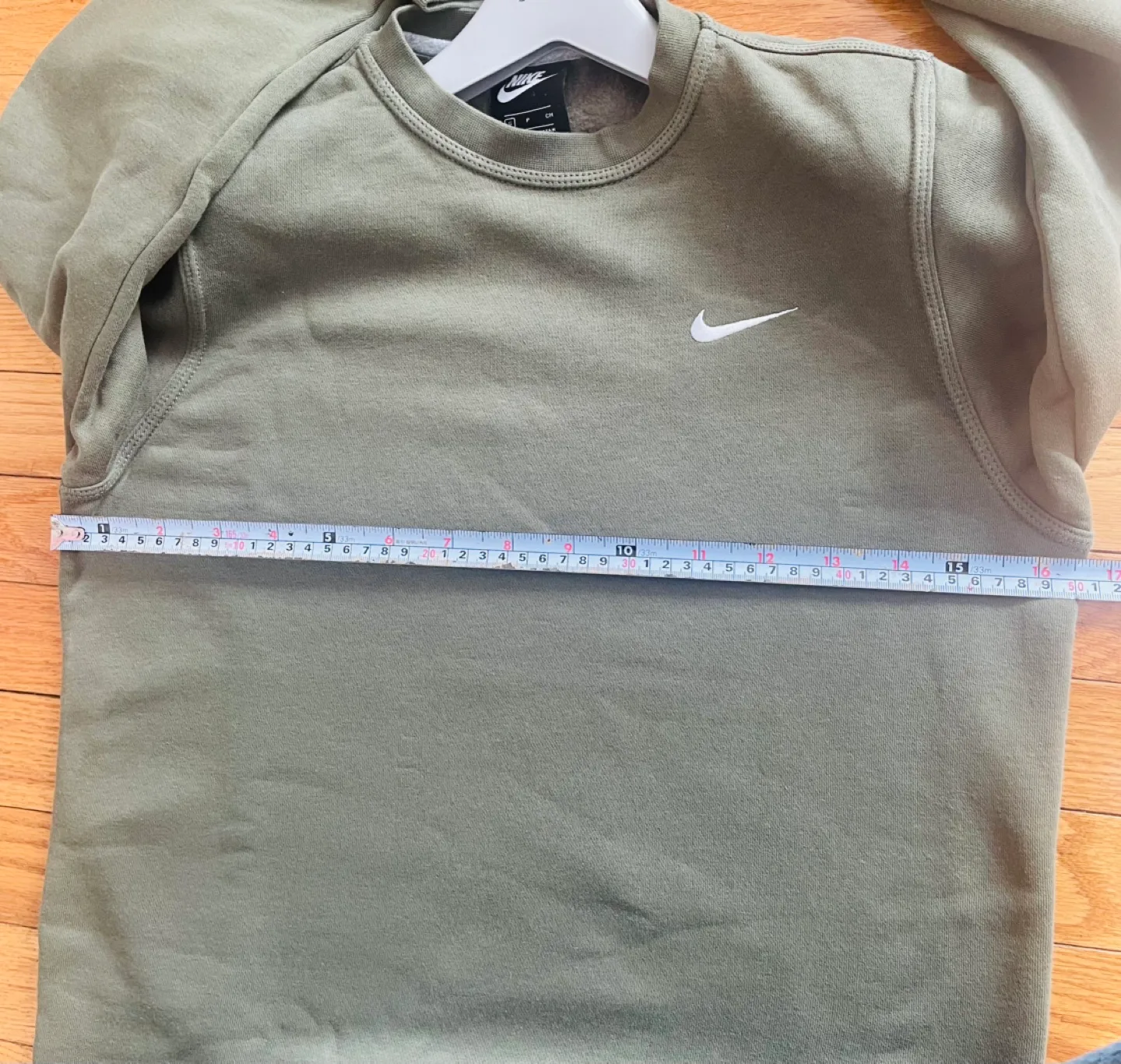 Nike Crewneck Sweatshirt - Olive Green - Size Small image indicator(4)