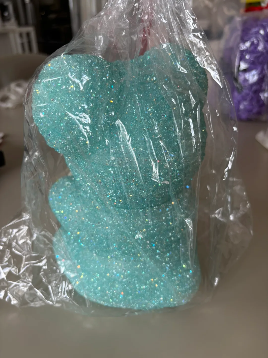 Valentine’s Gift Luxury Teddy Bear Crystal Sparkle with Rose image indicator(4)