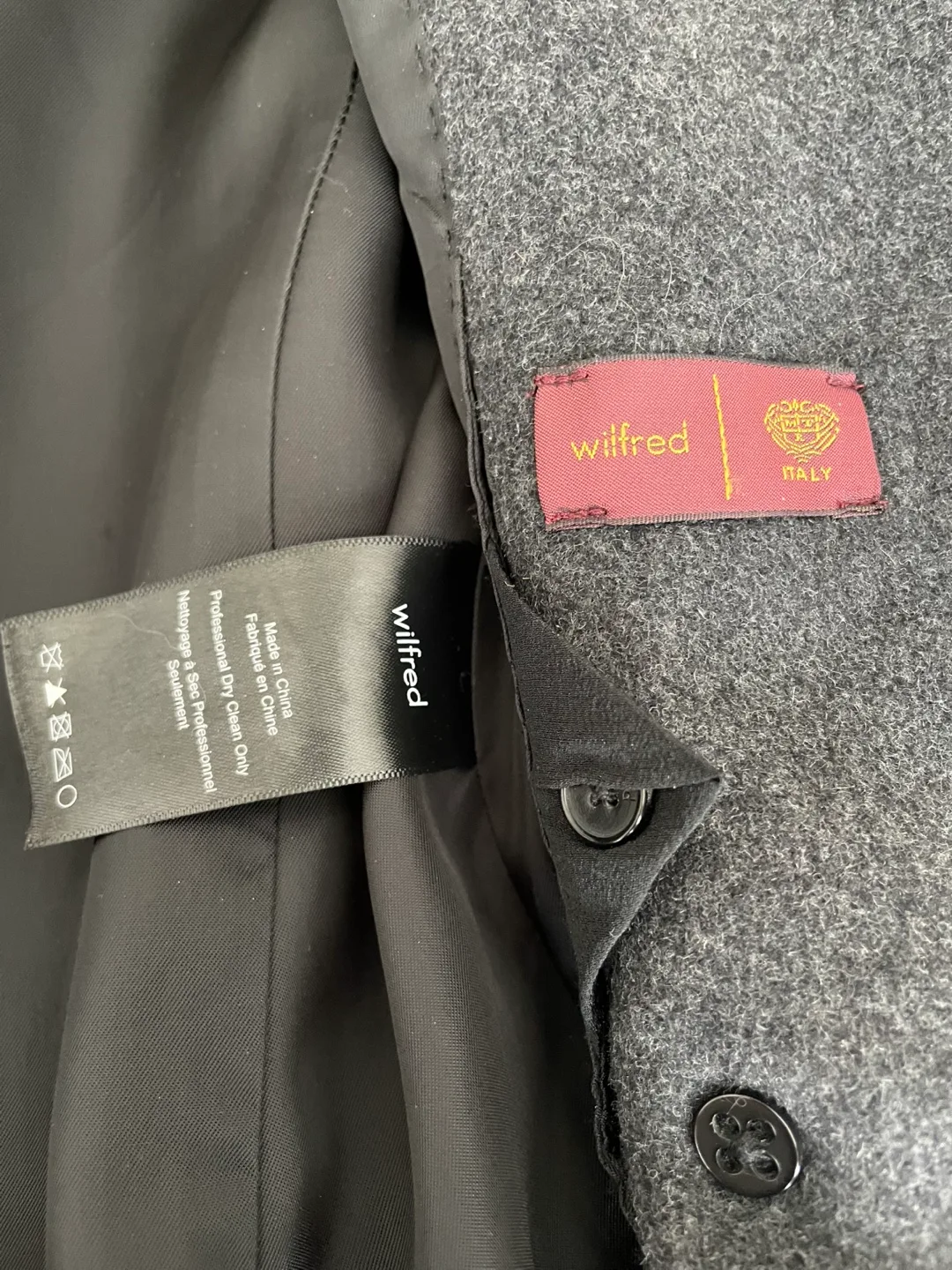 Aritzia - Wilfred wool & cashmere hooded coat image indicator(4)