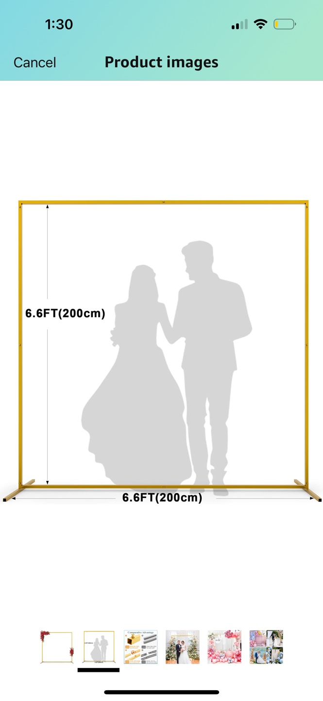 Gold Wedding Arch Stand Kit - photo 2