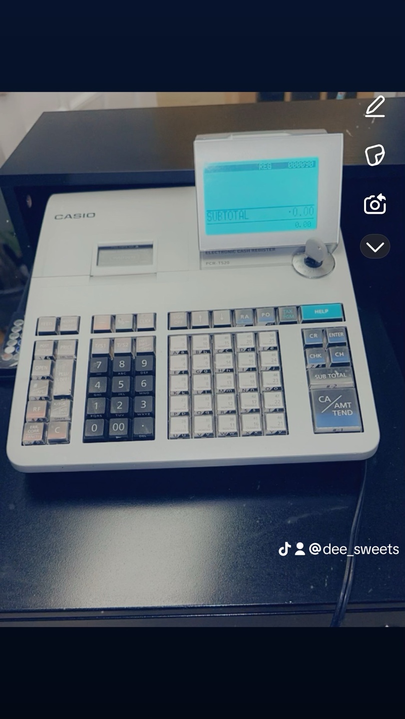 CASIO Electronic Cash Register with Drawer - photo 2