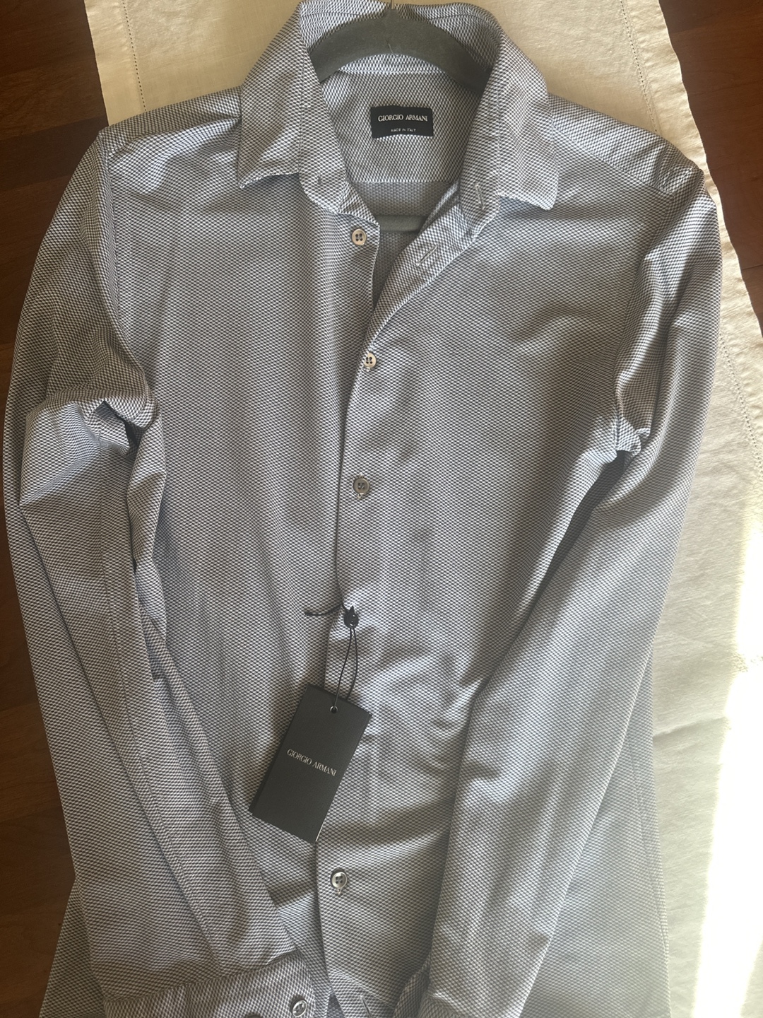 Giorgio Armani Men's Size 39 Long Sleeve Shirt