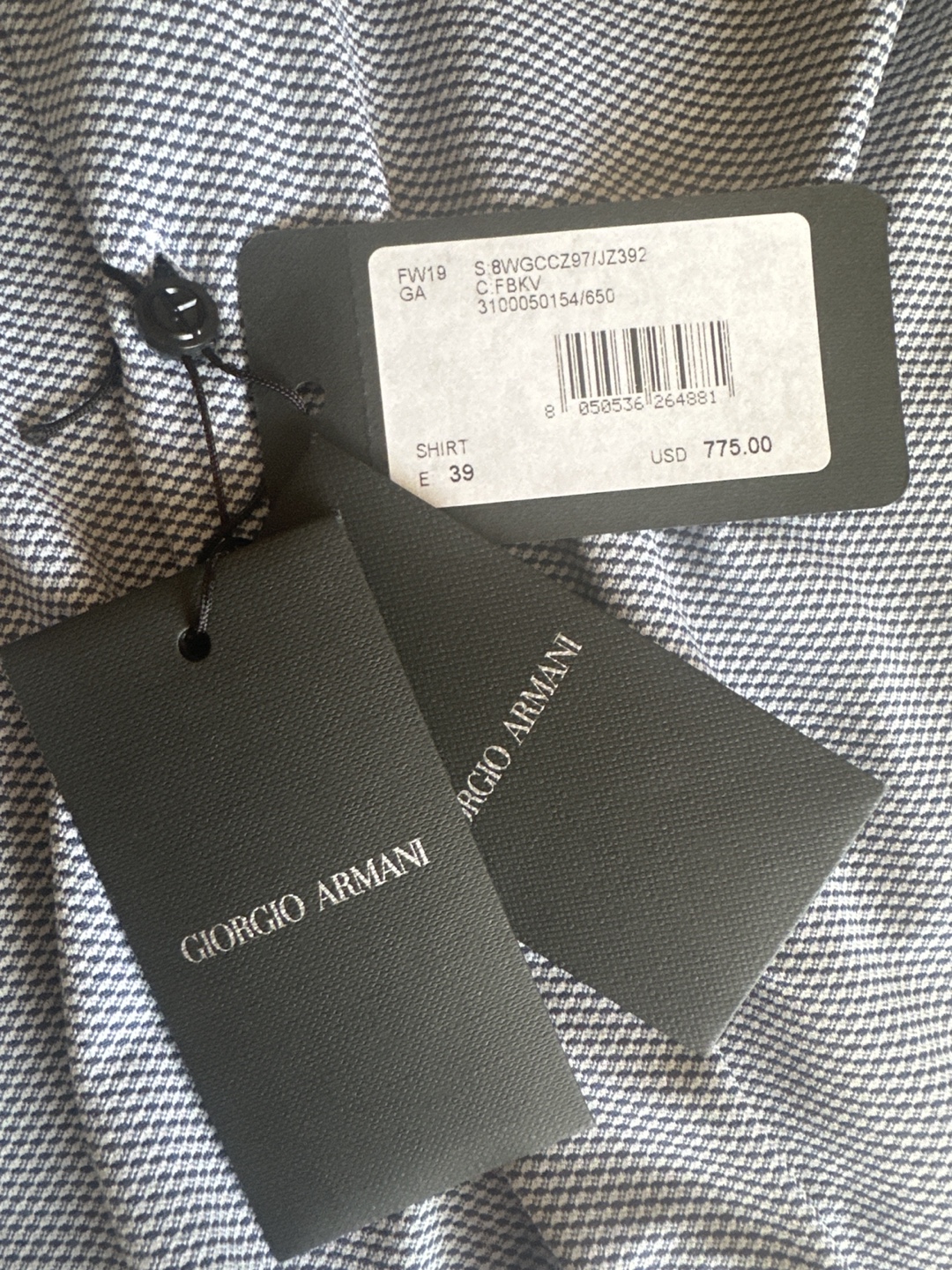 Giorgio Armani Men's Size 39 Long Sleeve Shirt - photo 4