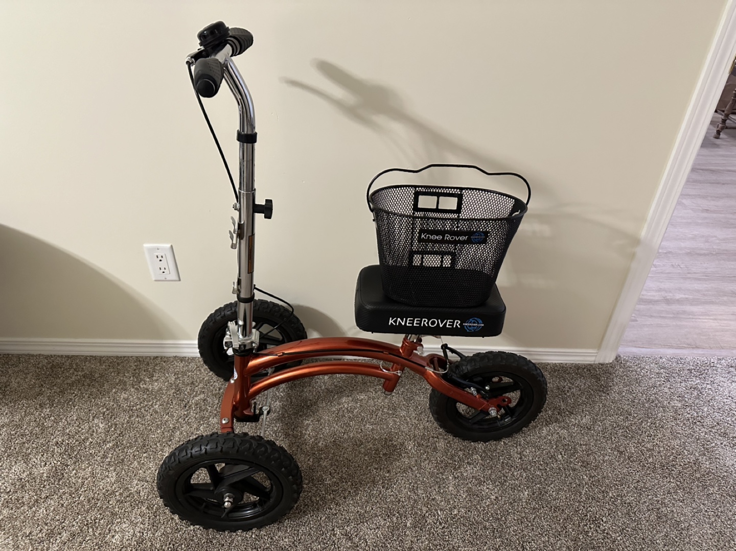 KneeRover Steerable Knee Scooter - Canyon Orange - photo 2