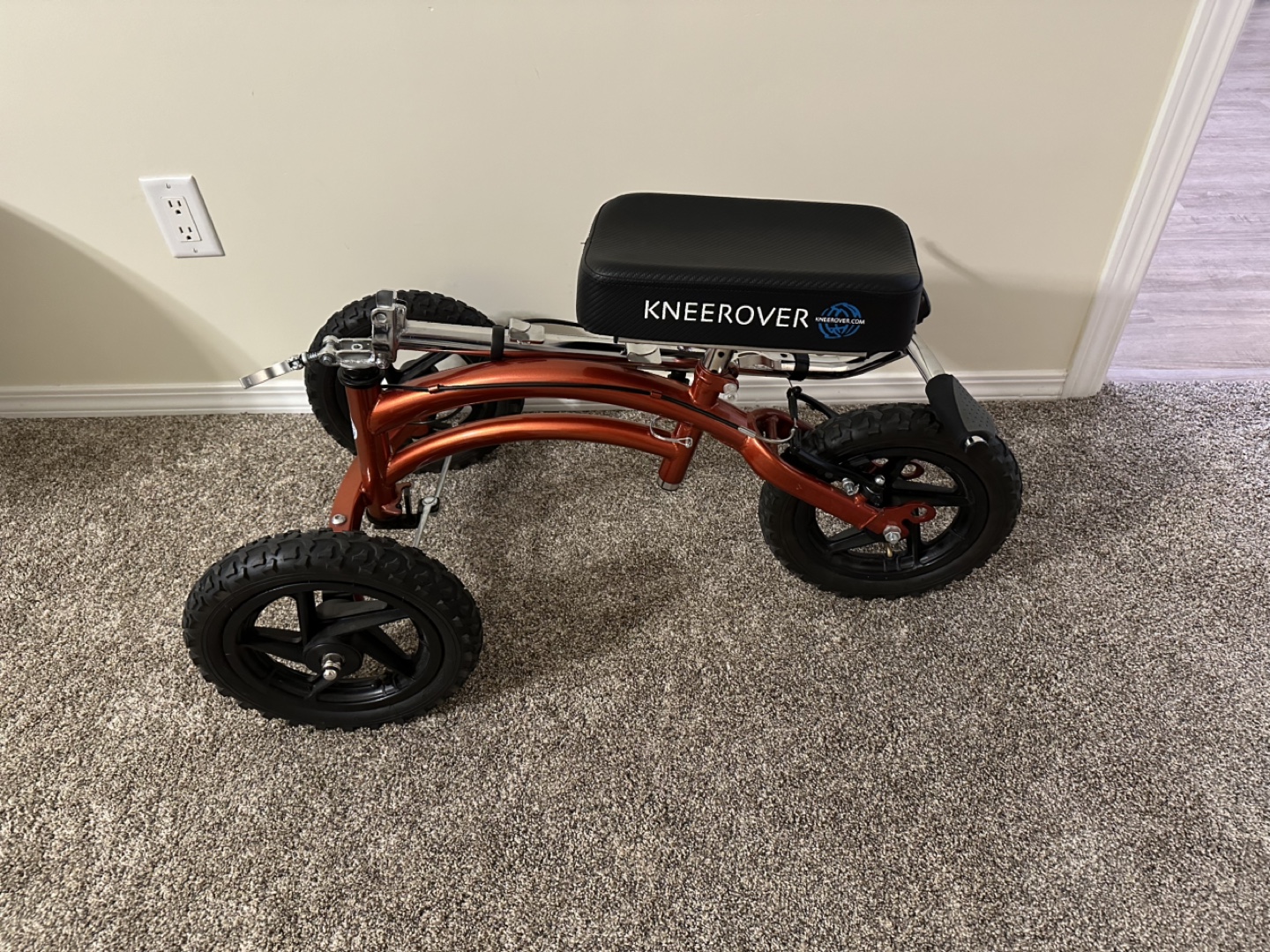 KneeRover Steerable Knee Scooter - Canyon Orange - photo 3
