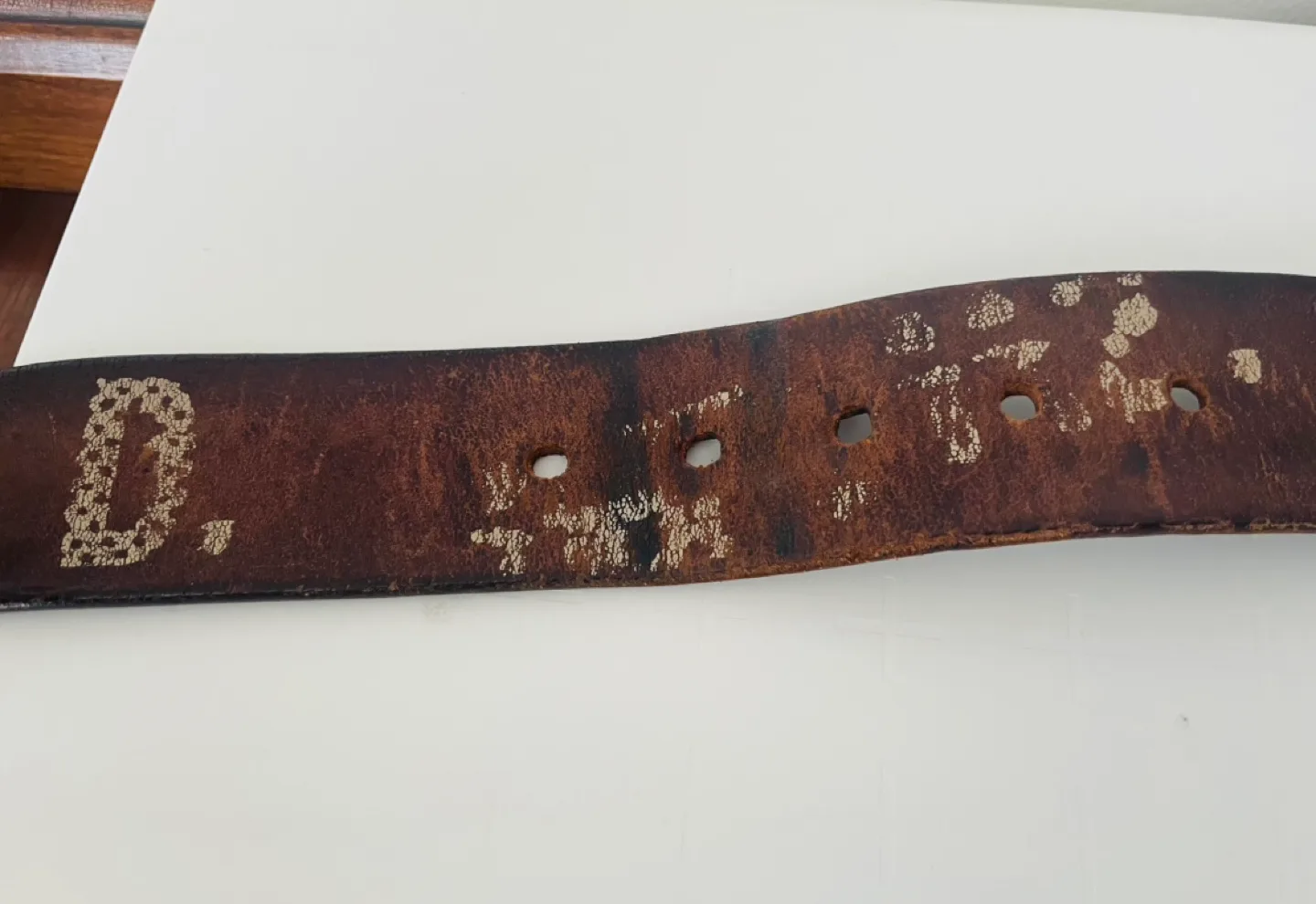 Vintage Diesel Leather Belt image indicator(5)