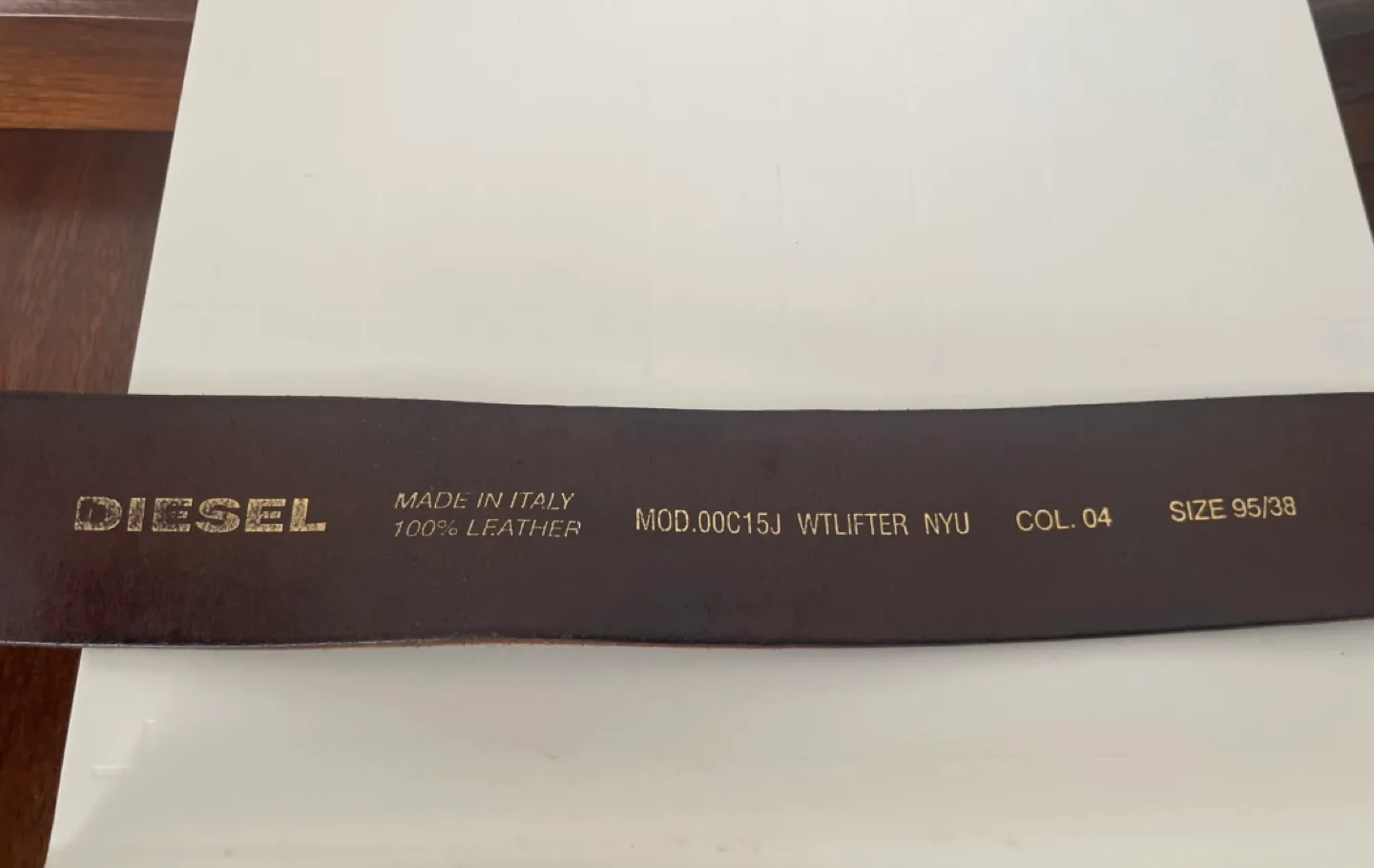 Vintage Diesel Leather Belt image indicator(6)