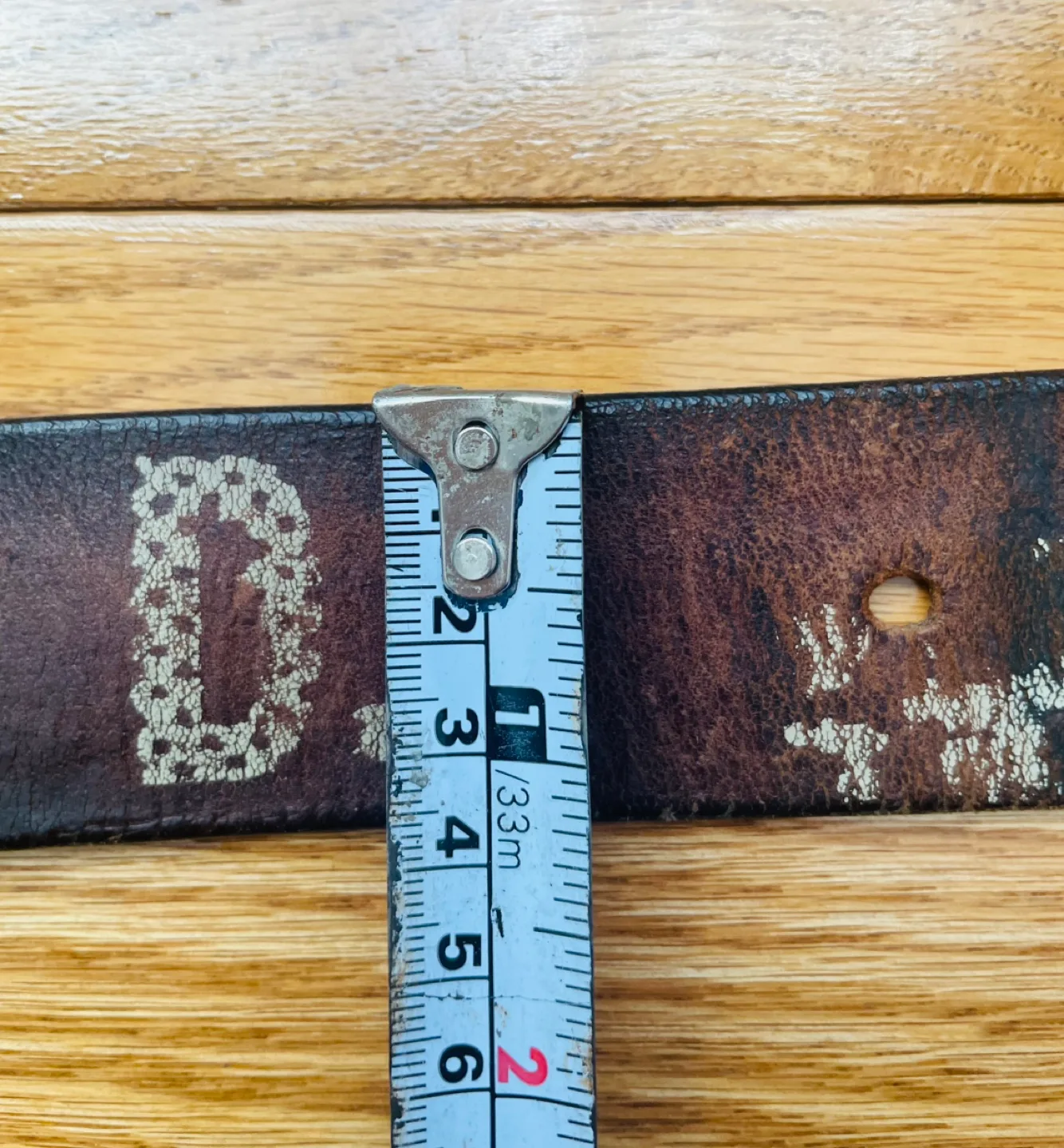 Vintage Diesel Leather Belt image indicator(8)