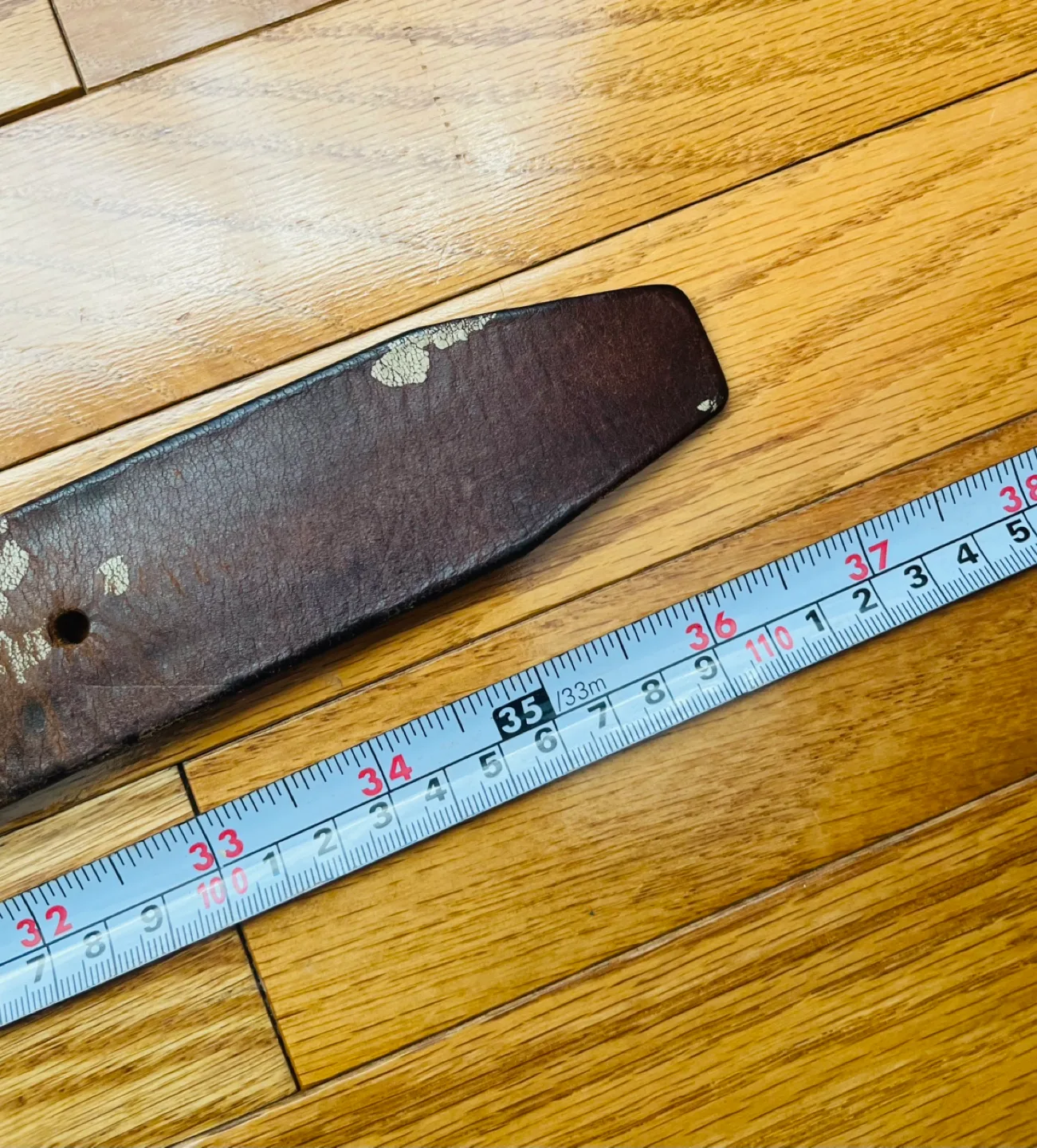 Vintage Diesel Leather Belt image indicator(7)