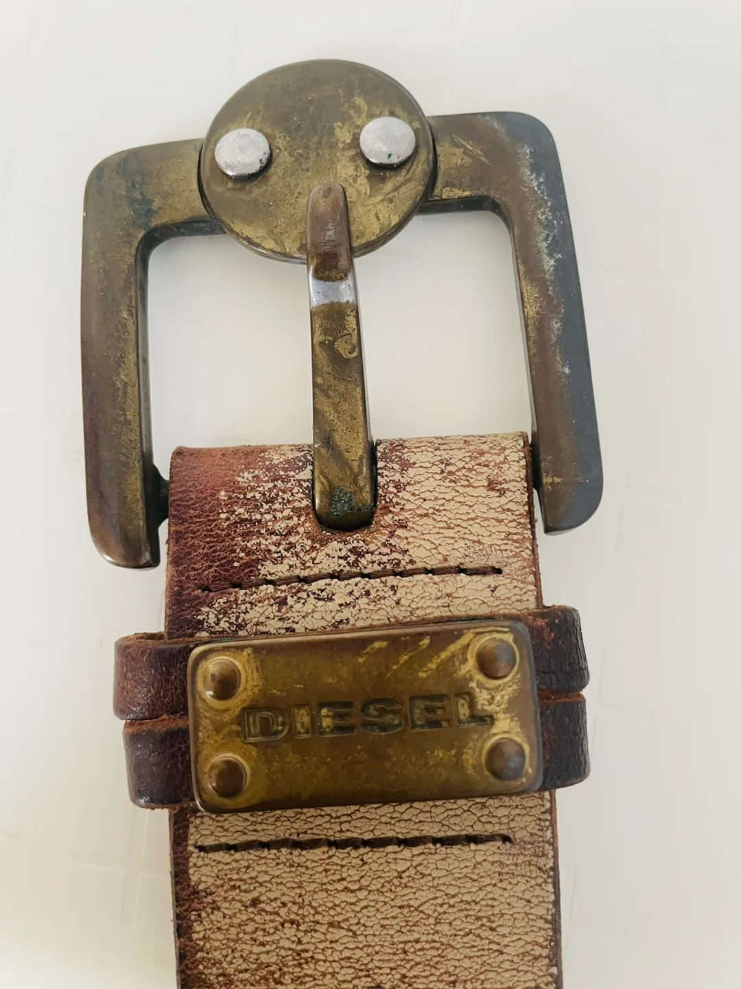 Vintage Diesel Leather Belt image indicator(4)