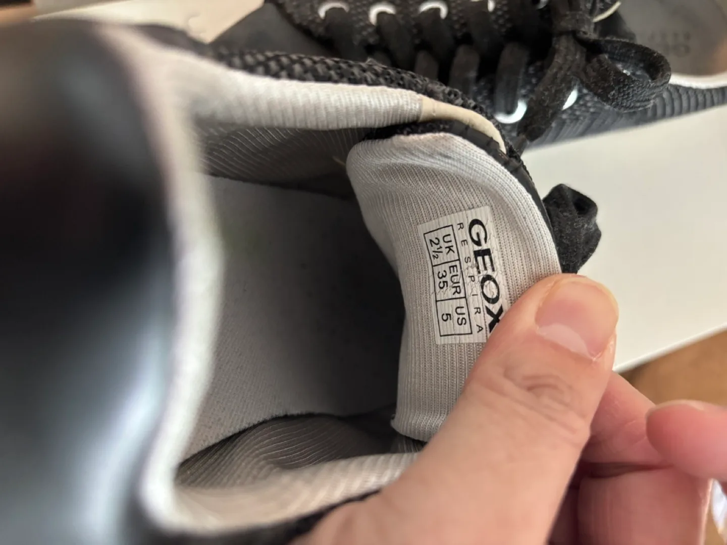 GeoX Kids' Black Sneakers - Size 5 image indicator(2)