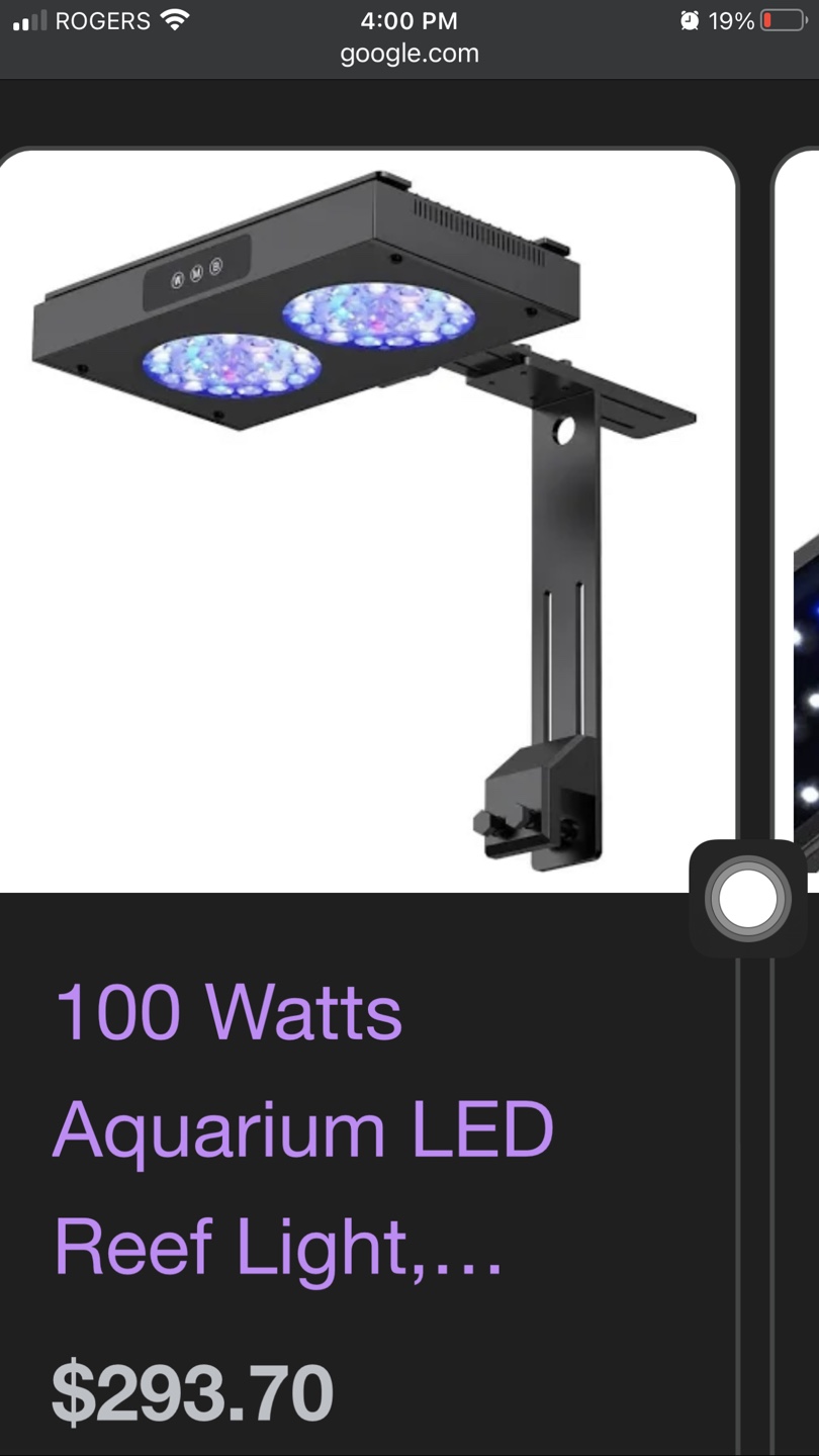 NICREW Hyper Reef 100 Aquarium LED Light - 100 Watts