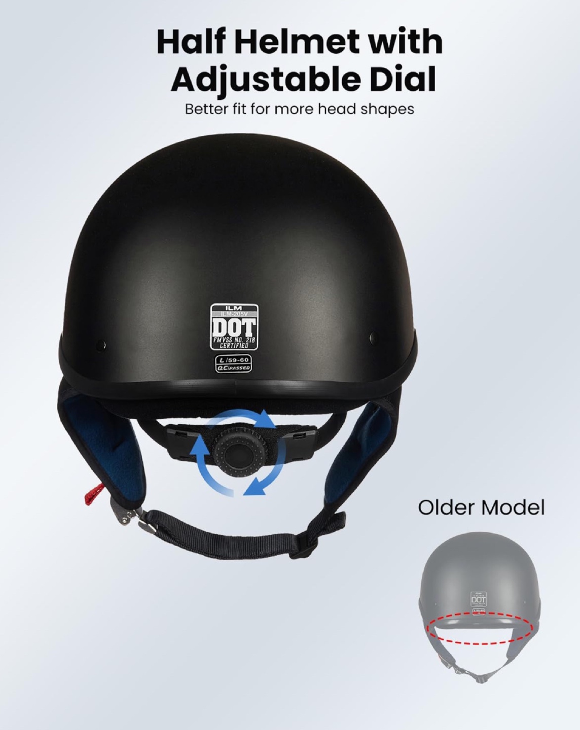 Brand new (unused) ILM Lightweight Half Helmet - photo 2