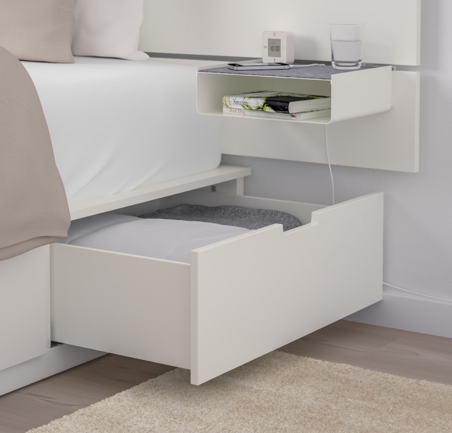 frame, headboard and mattress KING SIZE - photo 4
