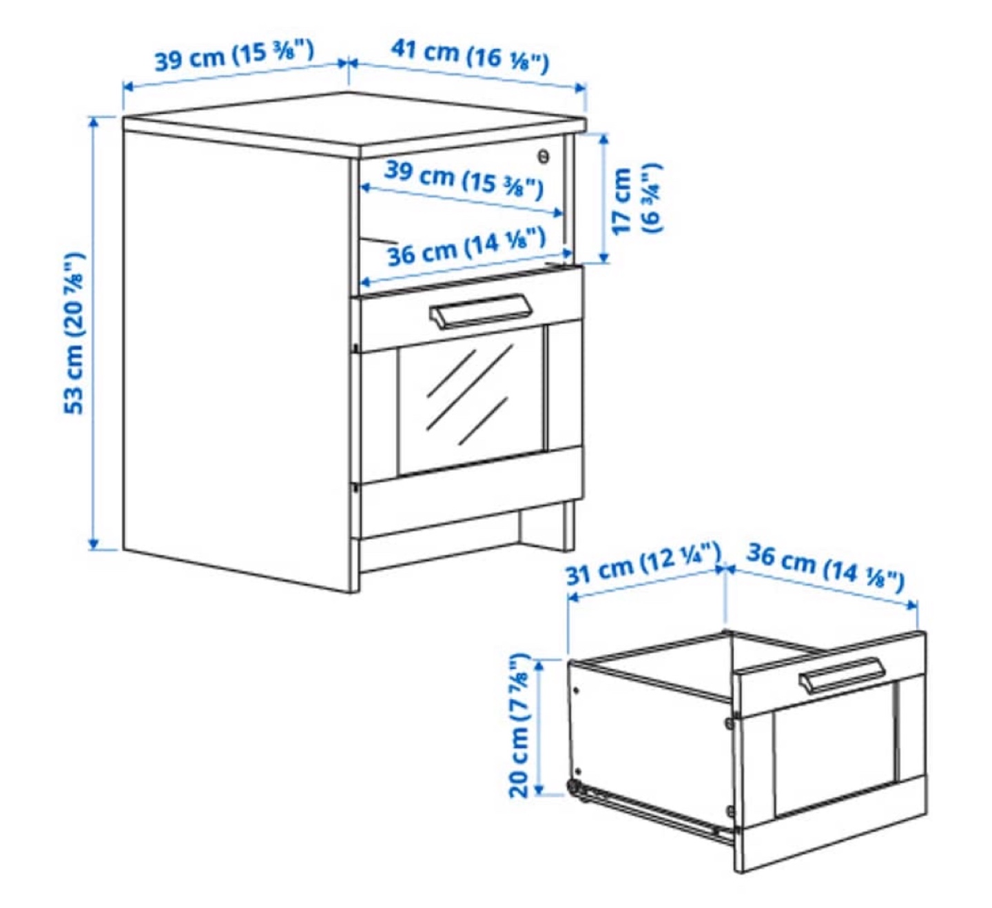 2 SET OF 2 nightstands - photo 5