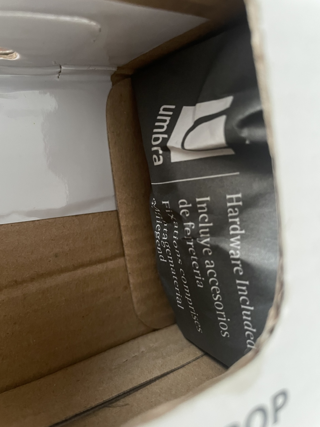 New In Box Umbra Teardrop Double Hook - Nickel - photo 4