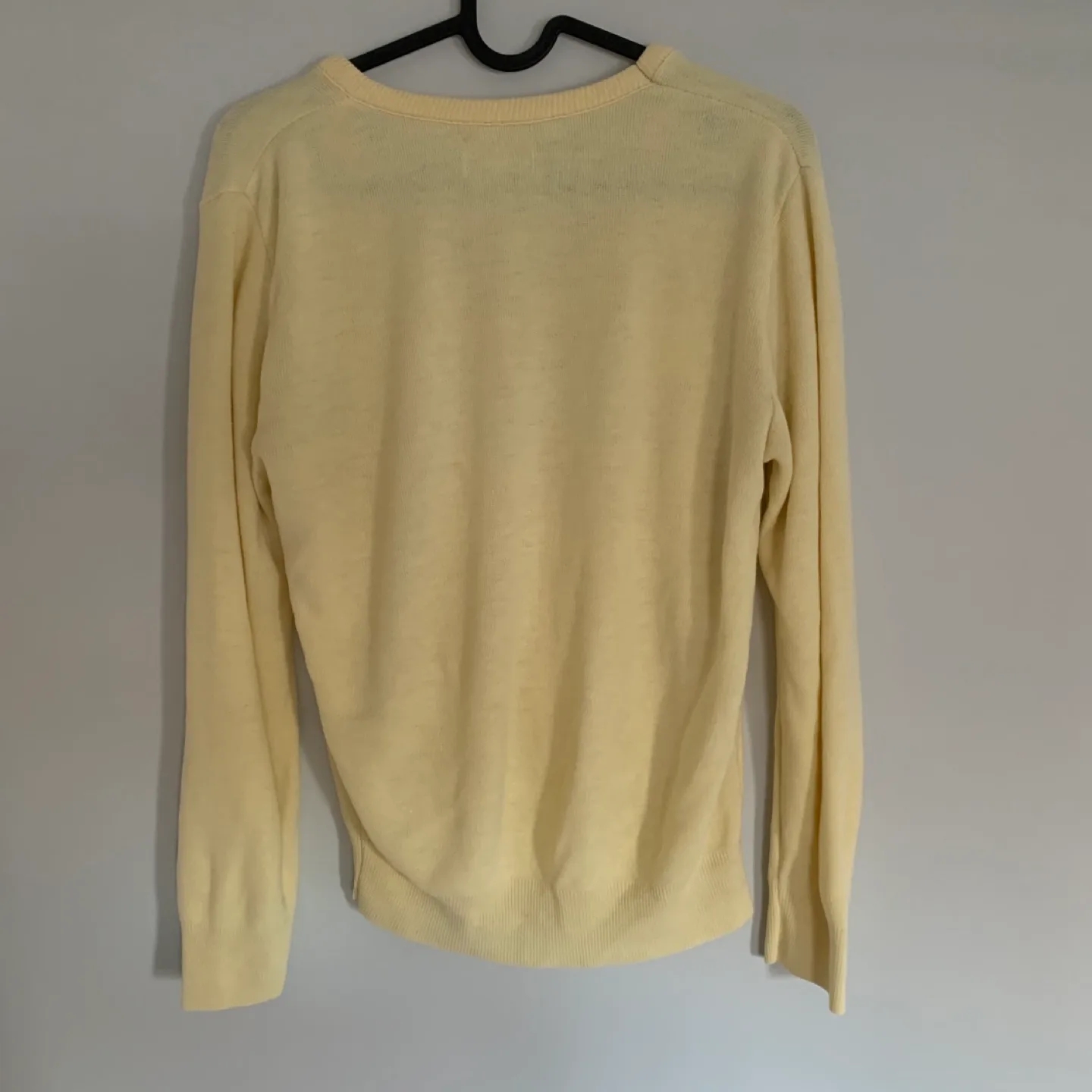 Butter Yellow V-Neck Sweater 🏈 image indicator(3)