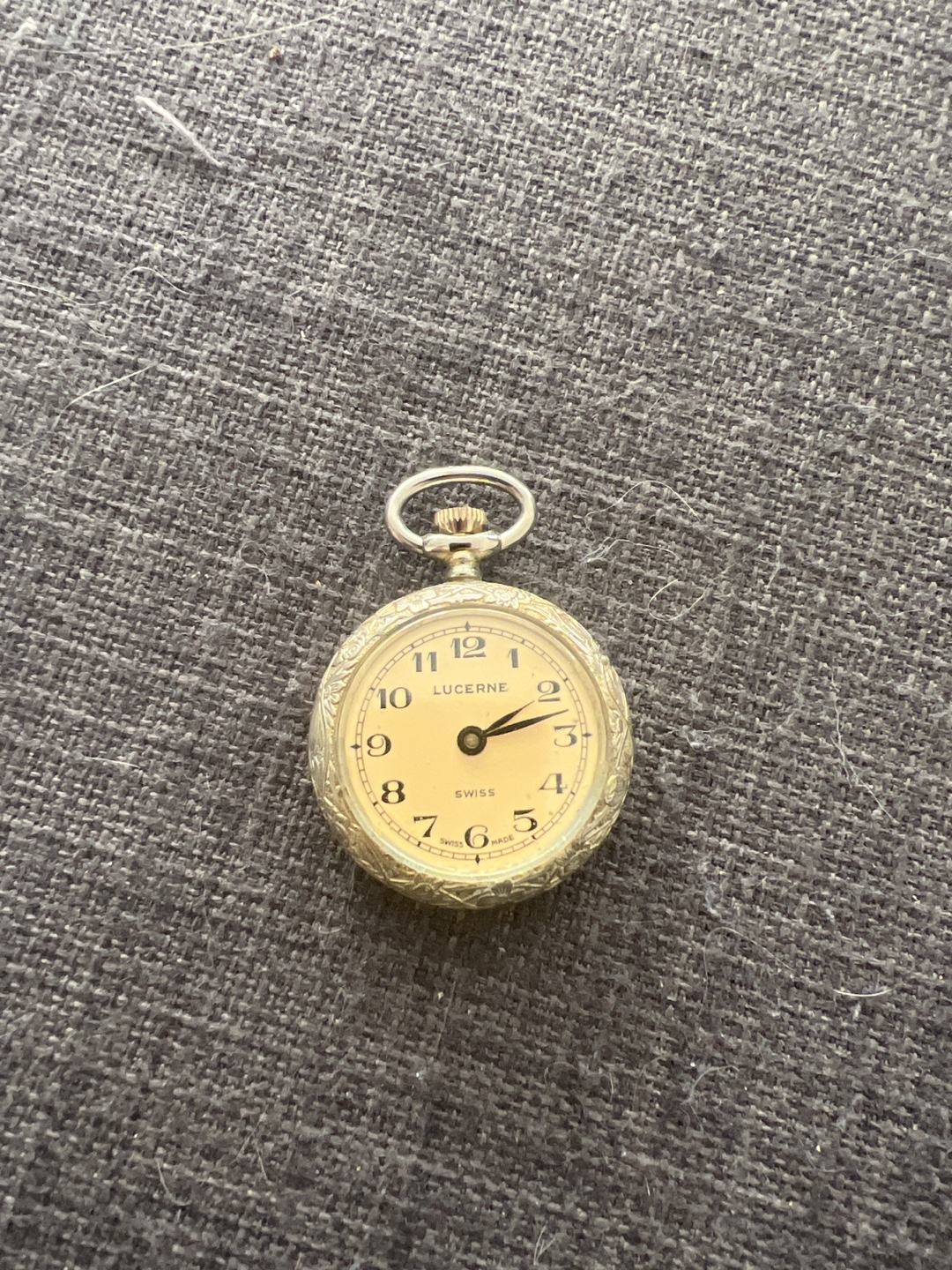 Vintage Lucerne Swiss Pocket Watch