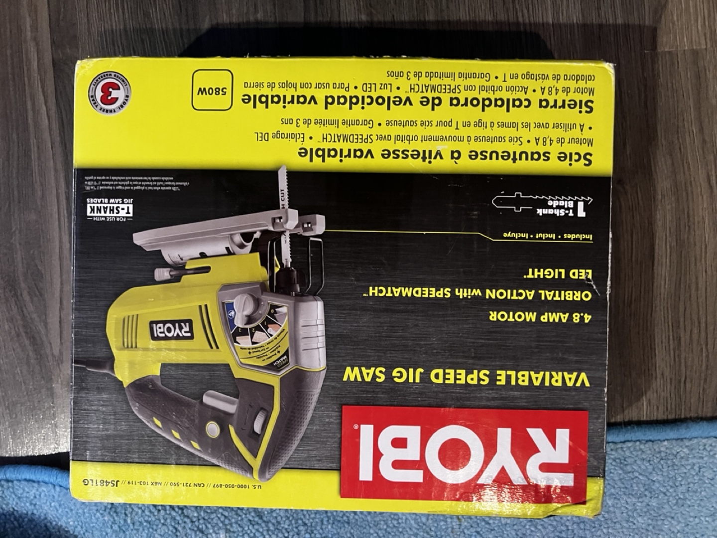 RYOBI 4 Amp Variable Speed Jig Saw - photo 3
