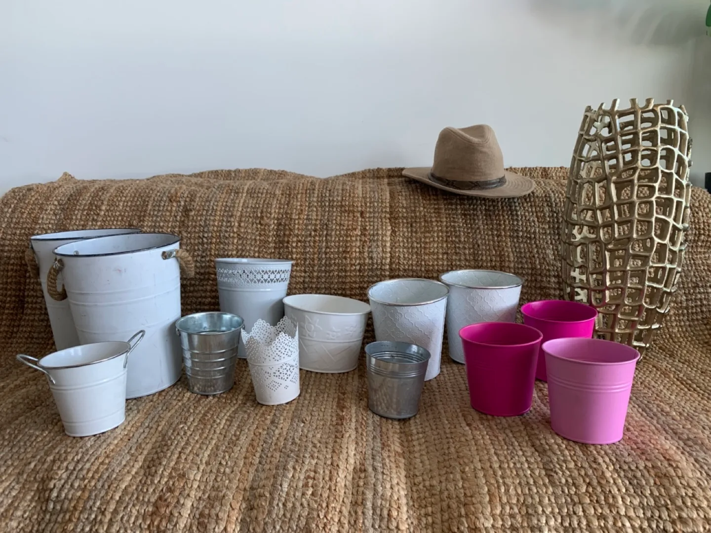 ❗️SALE-Lot #1➡️14 Metal Buckets and Pots - Various image indicator(5)