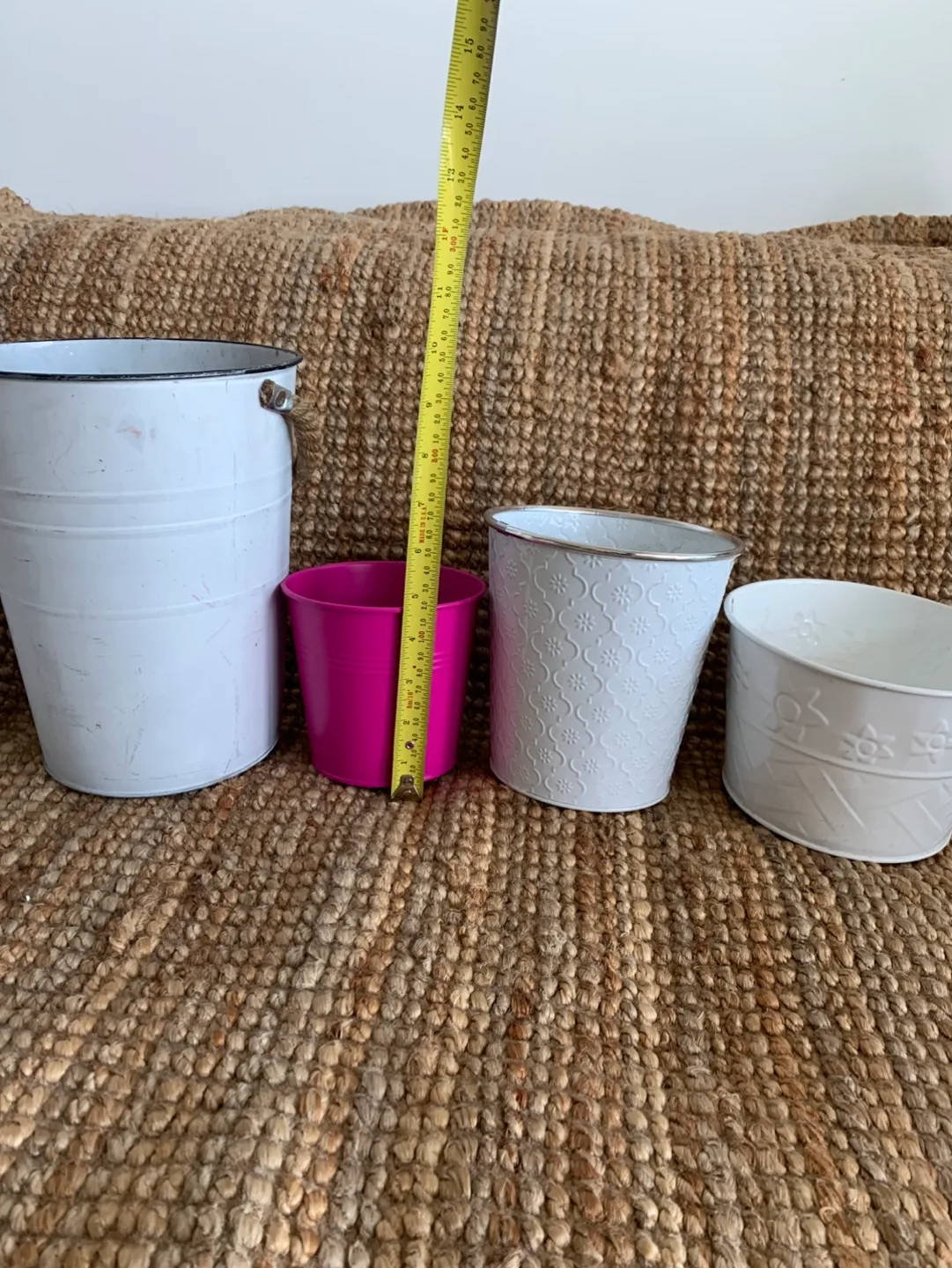 ❗️SALE-Lot #1➡️14 Metal Buckets and Pots - Various image indicator(6)