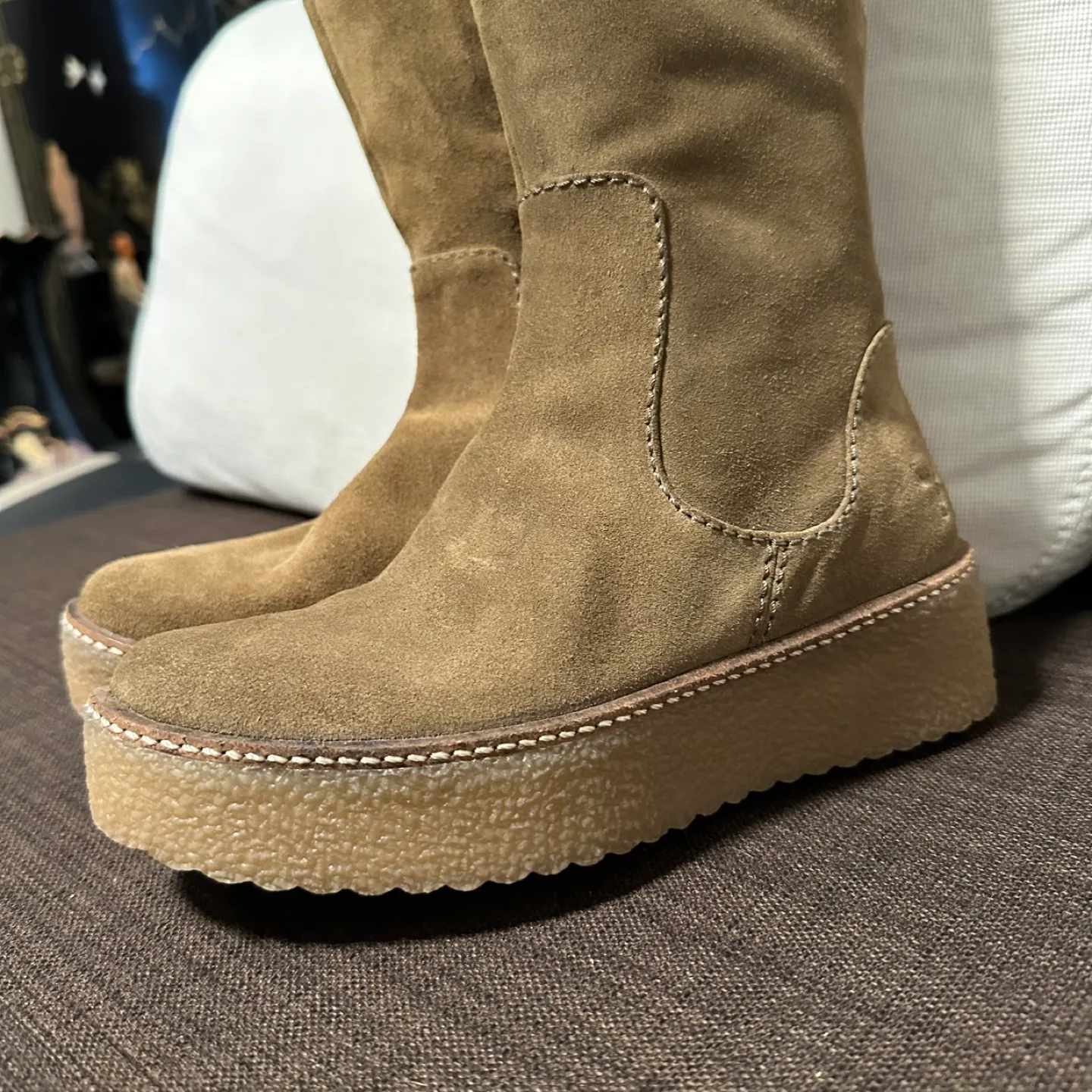 New Rudsak Over-the-knee Suede Platform Boots image indicator(3)