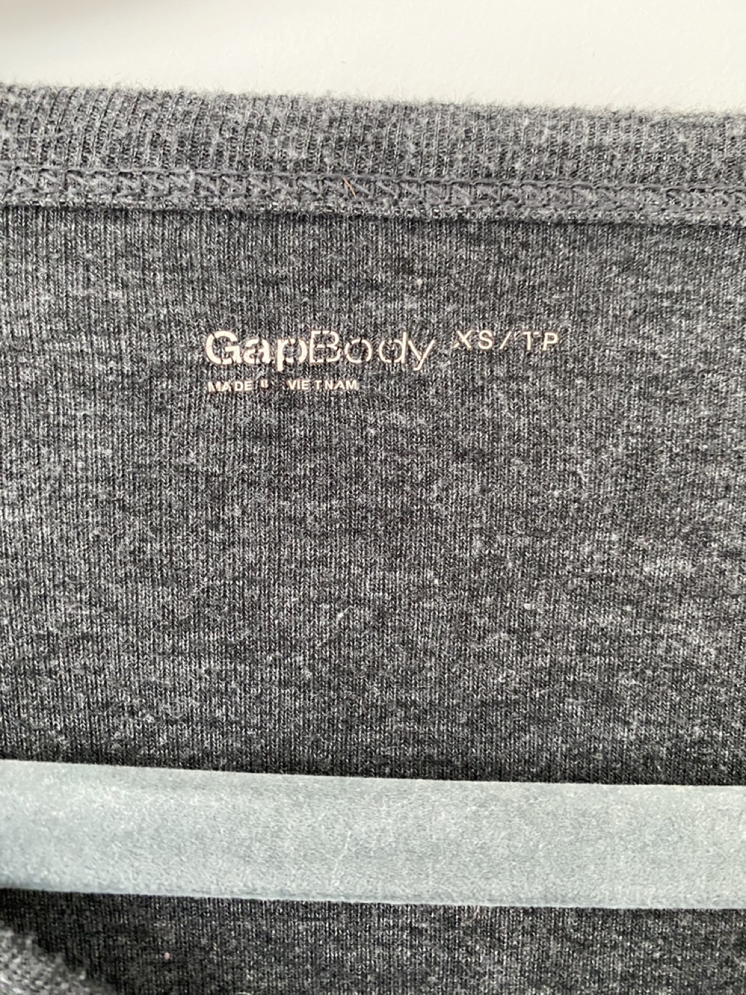GapBody Charcoal Grey Long-Sleeve Henley Top - Size XS - photo 2