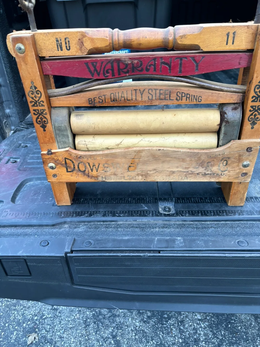 Antique Dowagiac Warranty Clothes Wringer image indicator(4)