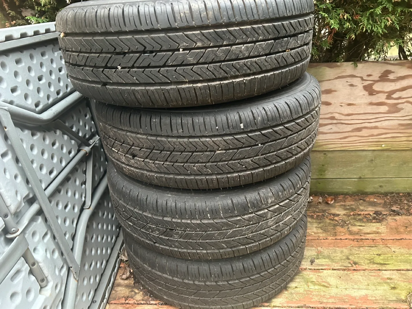 Next to New 195/60R15 inch tires and rims off Honda Civic image indicator(2)