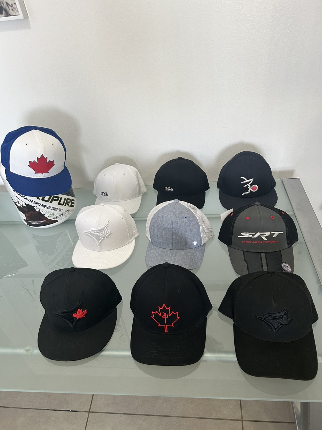 Bulk Lot of 10 Hats - Various Brands & Styles