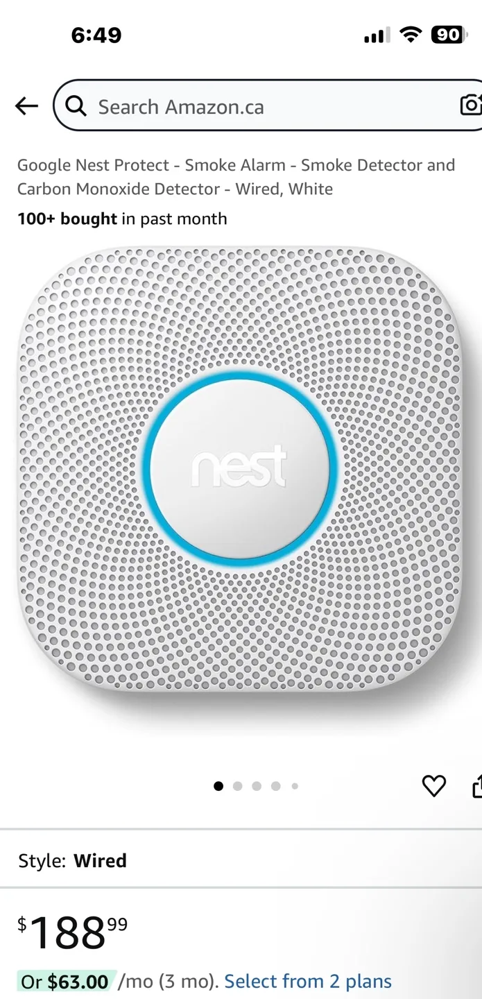 Nest Protect Smoke + CO Alarms (3Pack) image indicator(3)