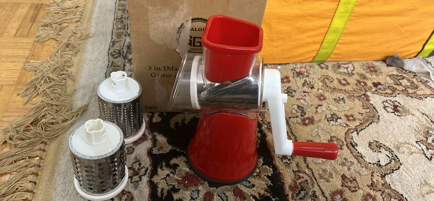 GDL Rotary Cheese Grater - Red thumbnail