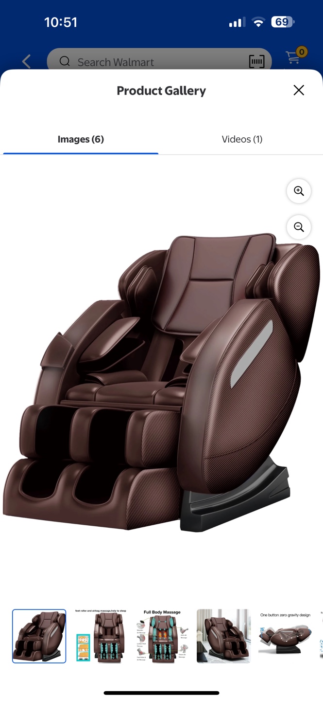 Real Relax Massage Chair - Zero Gravity Recliner