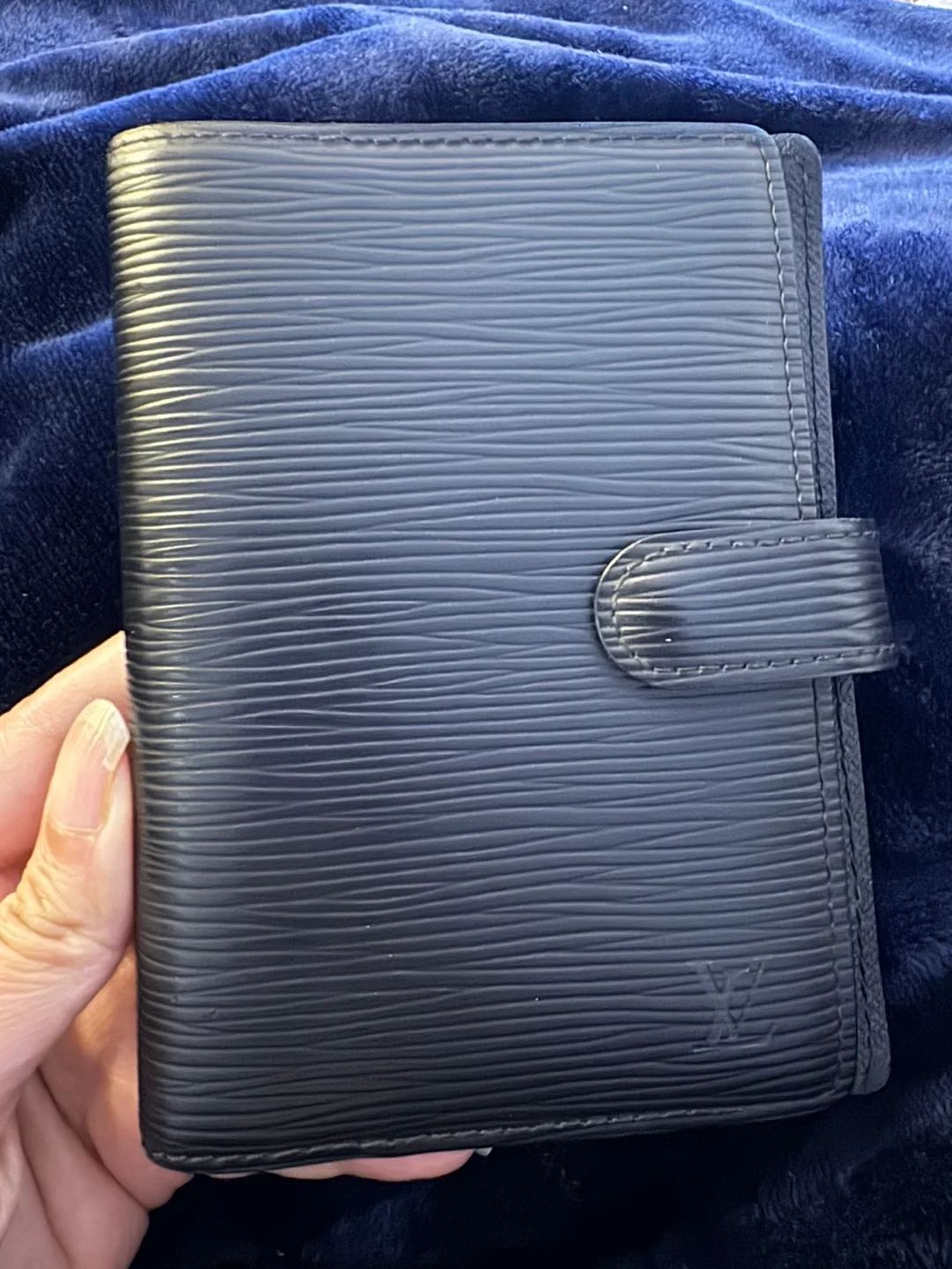 Louis Vuitton Black Leather Agenda Cover image indicator(2)