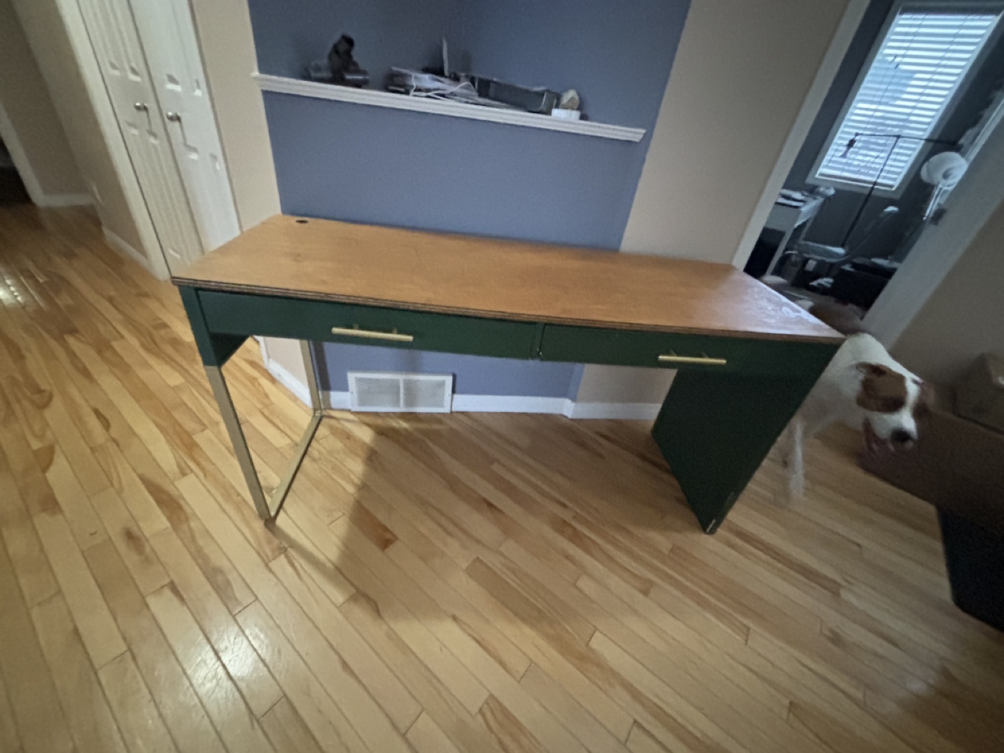 Custom-made Desk with Two Drawers