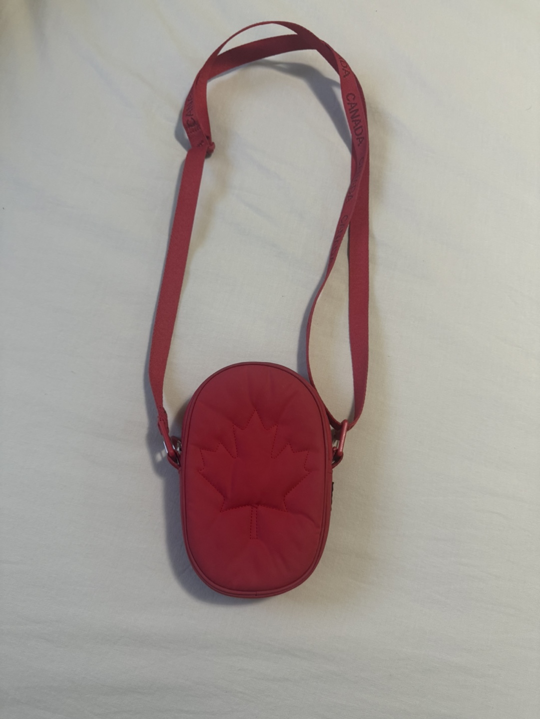 Red Lululemon crossbody bag
