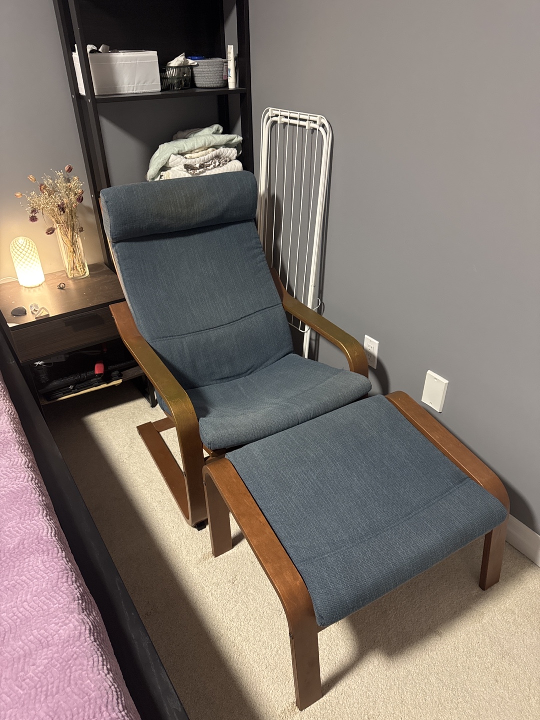 IKEA Poang Armchair + Footstool