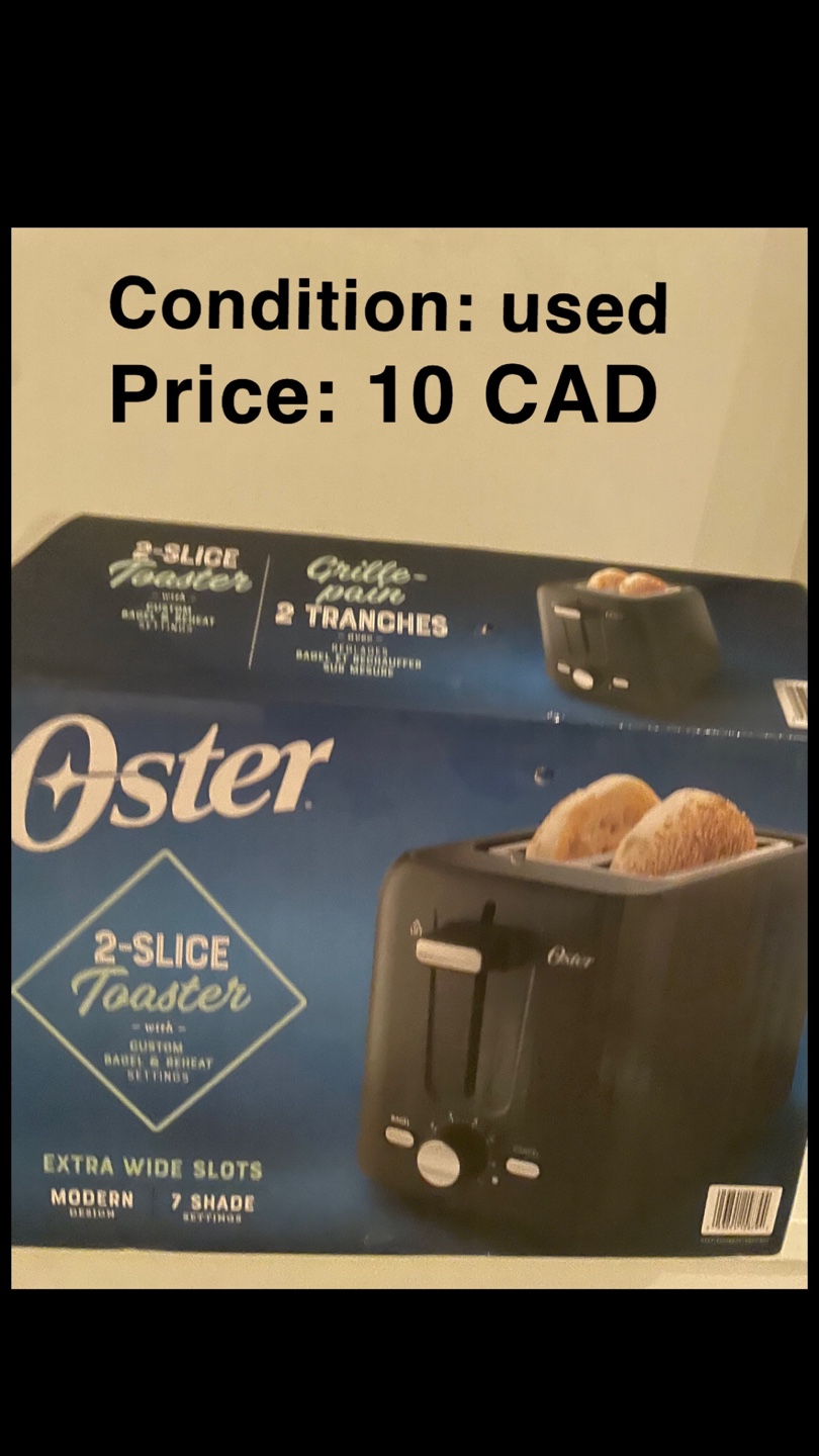 Used Oster 2-Slice Toaster