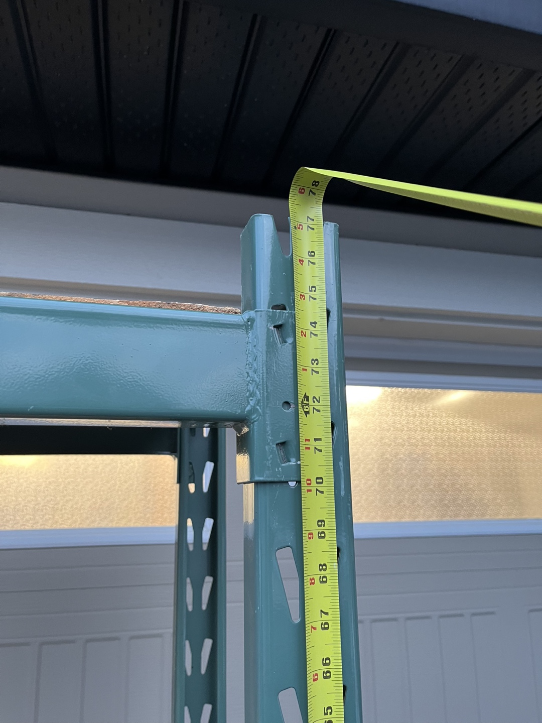 Heavy-duty 4-shelf metal shelving unit - photo 3