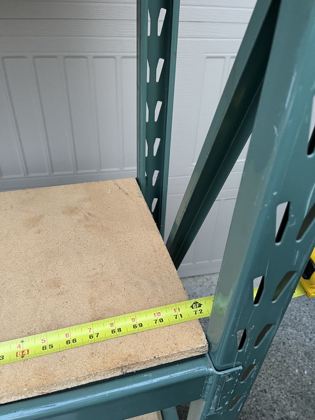 Heavy-duty 4-shelf metal shelving unit - photo 4