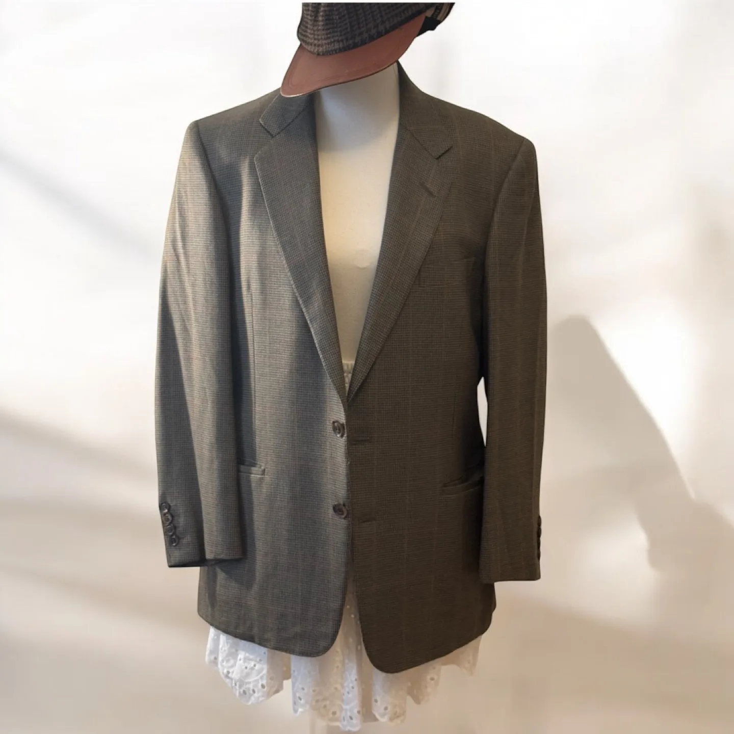 Vintage Burberrys’ Wool Cashmere Blend Blazer Jacket image indicator(10)