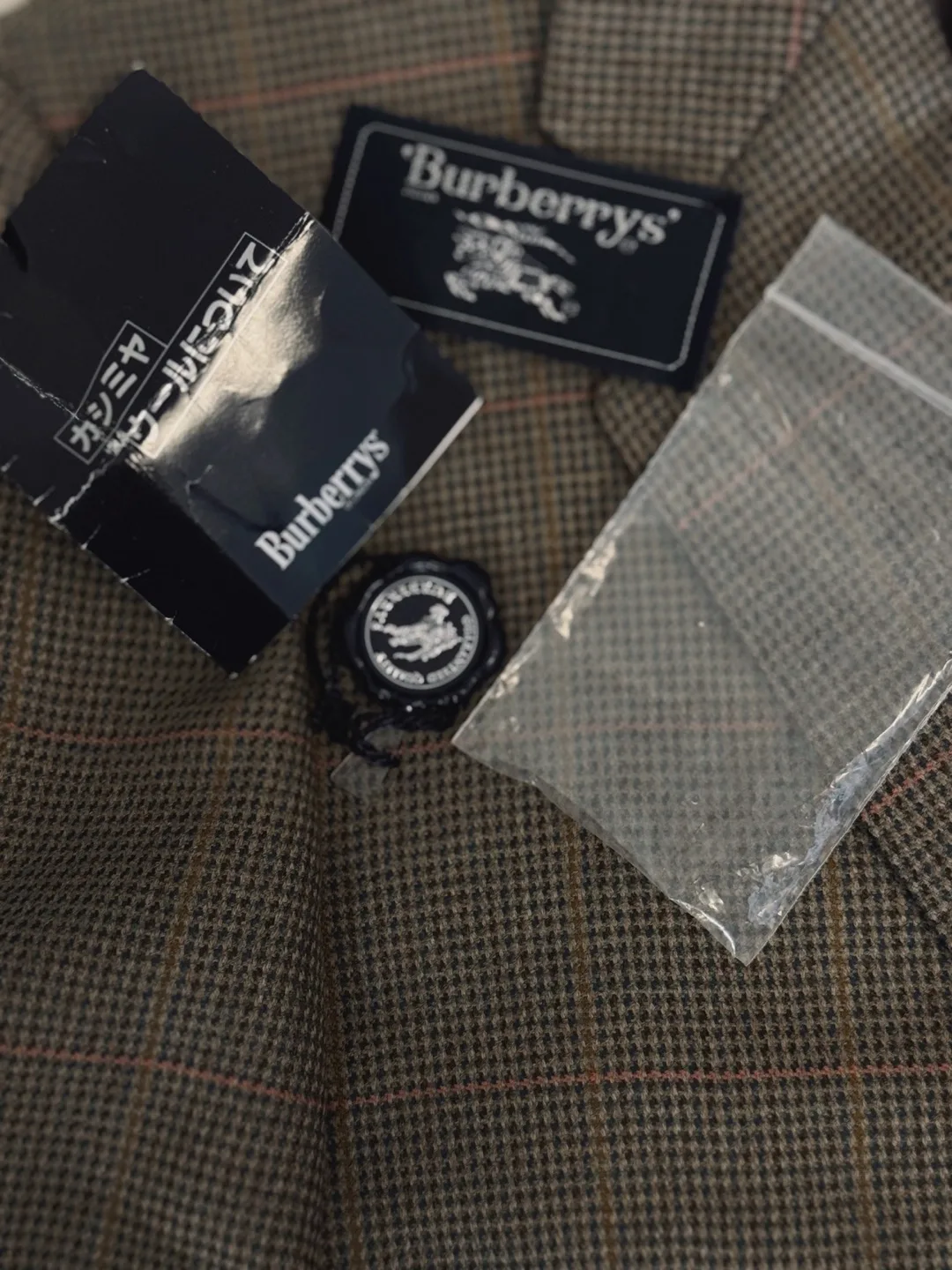 Vintage Burberrys’ Wool Cashmere Blend Blazer Jacket image indicator(5)