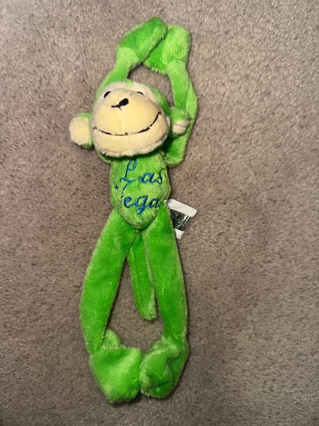 Green Hanging Las Vegas Monkey Plush Toy image indicator(2)
