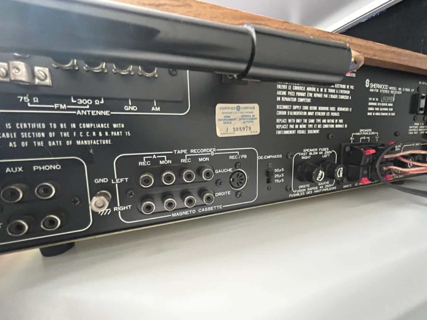 Stereo Receiver- Sherwood S-7650 CP image indicator(3)