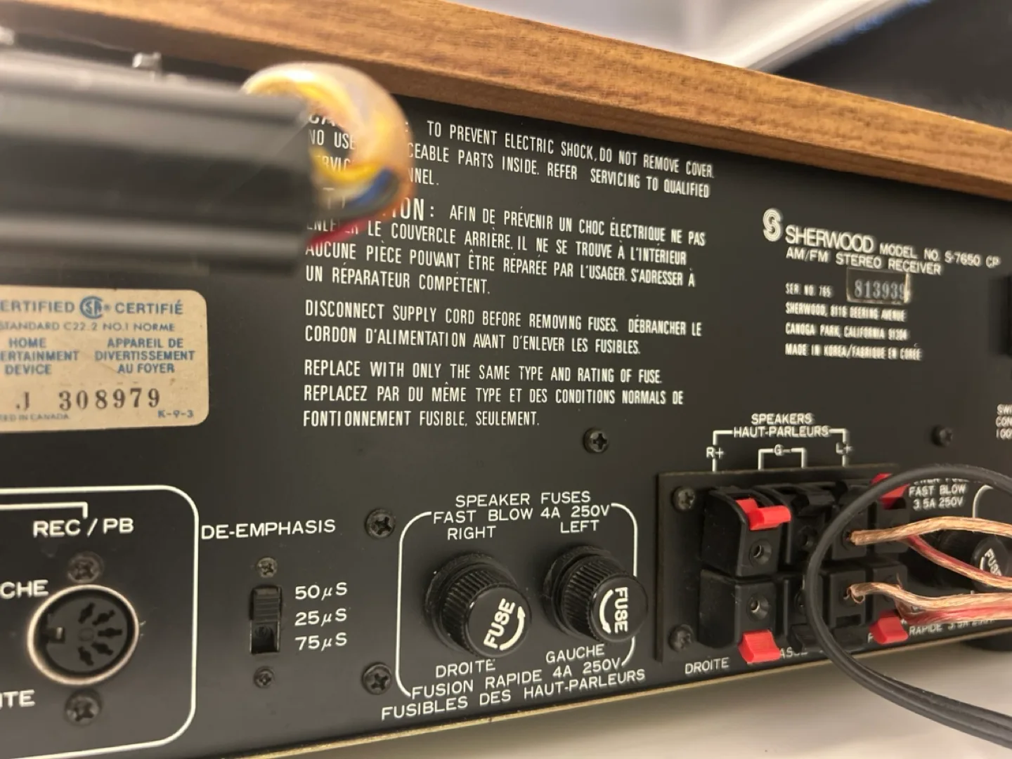 Stereo Receiver- Sherwood S-7650 CP image indicator(4)